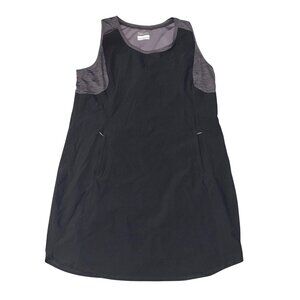 Columbia Omni-Wick Sleeveless Dress Size 1X Black & Gray Moisture-Wicking Tank D